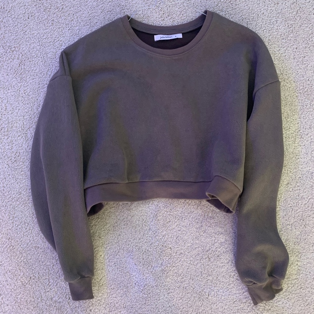 Small Dark green Julie Billiart cropped pullover